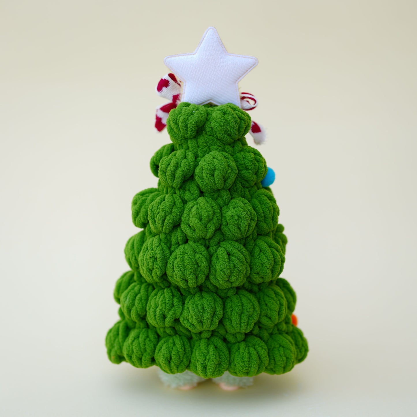 Handmade Christmas Tree Outfit for Labubu 6.7" – Cute Holiday Costume, Doll Clothes (No Doll)