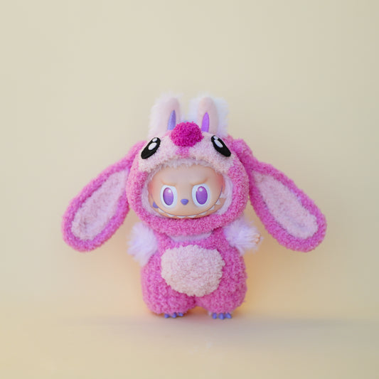 blue set Costume for 17cm Labubu